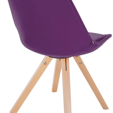 Jídelní židle Sofia II, samet, fialová - 5