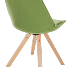 Jídelní židle Sofia II, samet, světle zelená - 5