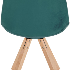 Jídelní židle Sofia II, samet, zelená - 4