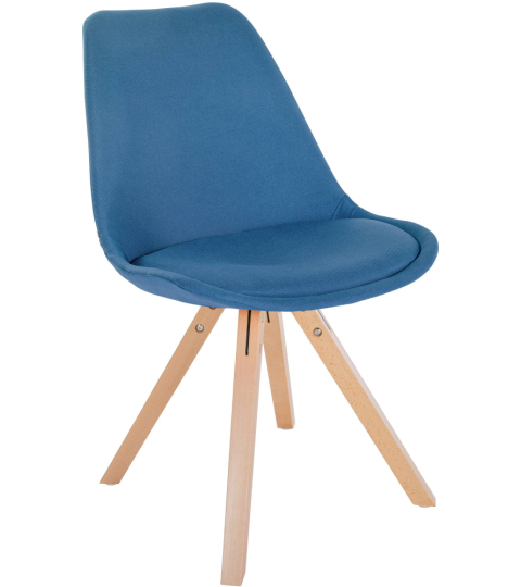 Jídelní židle Sofia II, textil, modrá