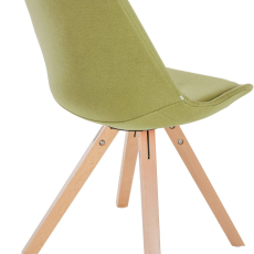 Jídelní židle Sofia II, textil, zelená - 5