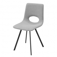 Jídelní židle Springe (SET 4 ks), světle šedá - 1