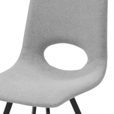 Jídelní židle Springe (SET 4 ks), světle šedá - 2