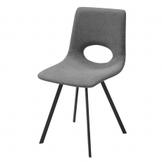 Jídelní židle Springe (SET 4 ks), tmavě šedá - 1