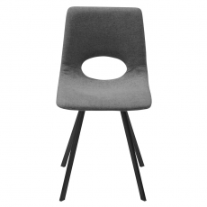 Jídelní židle Springe (SET 4 ks), tmavě šedá - 3