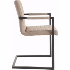 Jídelní židle Stacy (SET 2 ks), cappuccino - 3