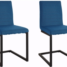 Jídelní židle Staf (SET 2 ks), modrá - 1