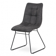 Jídelní židle Stefan, šedá - 1