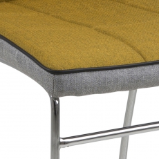 Jídelní židle Stina (SET 4 ks), žlutá - 4