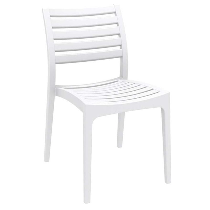 Jídelní židle stohovatelná Sara (SET 2 ks) bílá