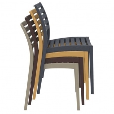 Jídelní židle stohovatelná Sara (SET 2 ks) - 8
