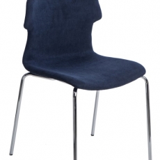 Jídelní židle Stolen čalouněná, modrá - 1