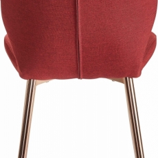 Jídelní židle Stor (SET 2 ks), červená - 4