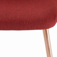 Jídelní židle Stor (SET 2 ks), červená - 5