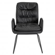 Jídelní židle Stuart (SET 2 ks), černá - 2