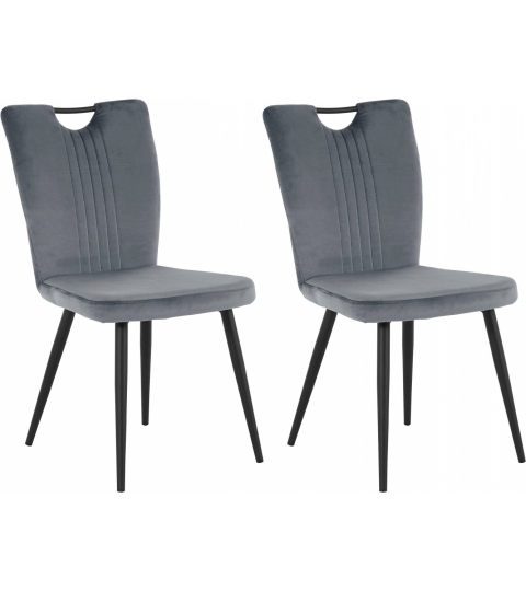 Jídelní židle Suri (SADA 2 ks), šedá