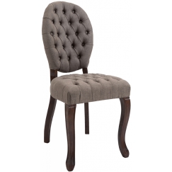 Jídelní židle Temara, textil, taupe