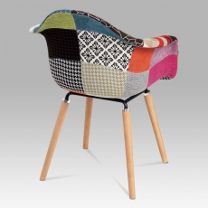 Jídelní židle Teresa patchwork (SET 2 ks), barevná - 2