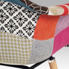 Jídelní židle Teresa patchwork (SET 2 ks), barevná - 6