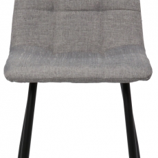 Jídelní židle Tilde, textil, šedá - 2