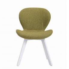 Jídelní židle Timar textil, bílé nohy - 9