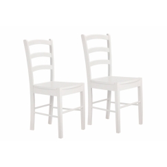 Jídelní židle Treno (SET 2 ks), bílá