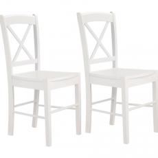 Jídelní židle Treno (SET 2 ks), bílá - 1