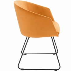 Jídelní židle Tutan, oranžová - 3
