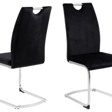 Jídelní židle Ulla (SET 2 ks), černá - 1