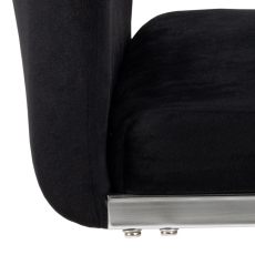 Jídelní židle Ulla (SET 2 ks), černá - 5