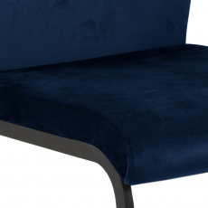 Jídelní židle Ulla (SET 2 ks), tmavě modrá - 6