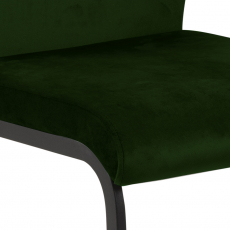Jídelní židle Ulla (SET 2 ks), tmavě zelená - 5