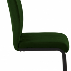 Jídelní židle Ulla (SET 2 ks), tmavě zelená - 8