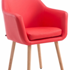 Jídelní židle Utrecht, červená - 1