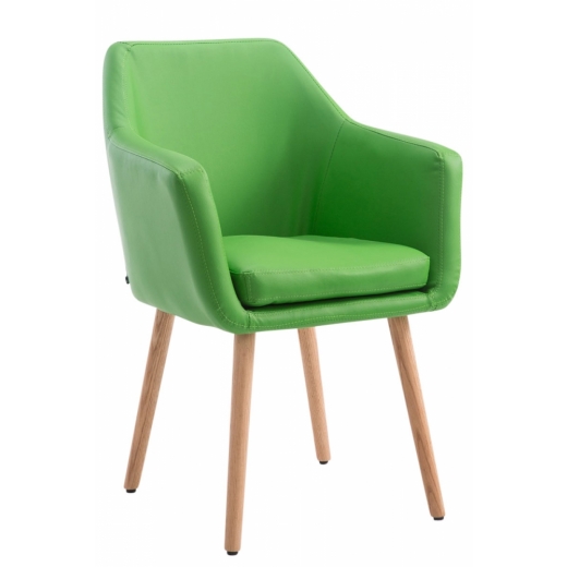 Jídelní židle Utrecht, zelená - 1