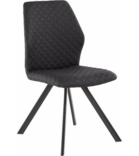 Jídelní židle Versea (SET 2ks), černá