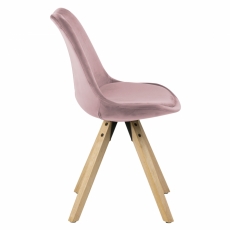 Jídelní židle Wanita (SET 2 ks), růžová - 3