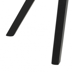 Jídelní židle Wanita (SET 2 ks), tmavě šedá / černá - 5