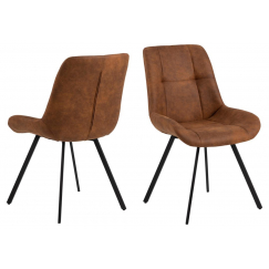 Jídelní židle Waylor (SET 2 ks), hnědá