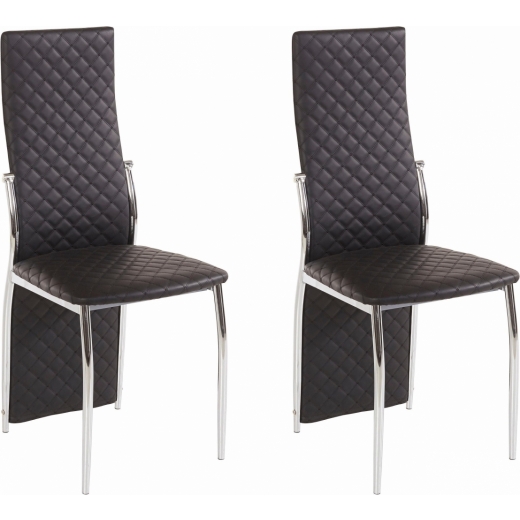 Jídelní židle Willi (SET 2 ks), černá - 1