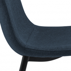 Jídelní židle Winnie (SET 4 ks), tmavě modrá - 4