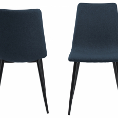 Jídelní židle Winnie (SET 4 ks), tmavě modrá - 6