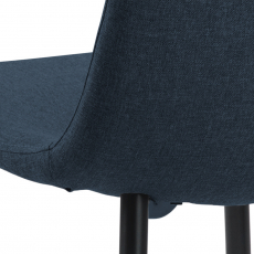 Jídelní židle Winnie (SET 4 ks), tmavě modrá - 8