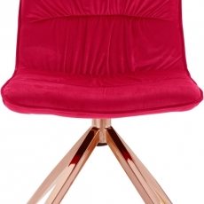 Jídelní židle Zara (SET 2 ks), červená - 2