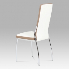 Jídelní židle Zoja, bílá/cappuccino - 2