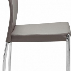 Jídelní židle Zunu (SET 2 ks), cappuccino - 3