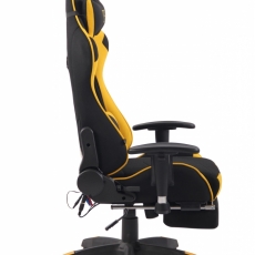 Kancelárska stolička Adelin, čierna / žltá - 3