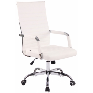 Kancelárska stolička Amadora, biela