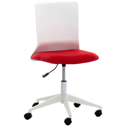 Kancelárska stolička Apolda, textil, červená - 1