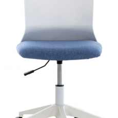 Kancelárska stolička Apolda, textil, modrá - 2